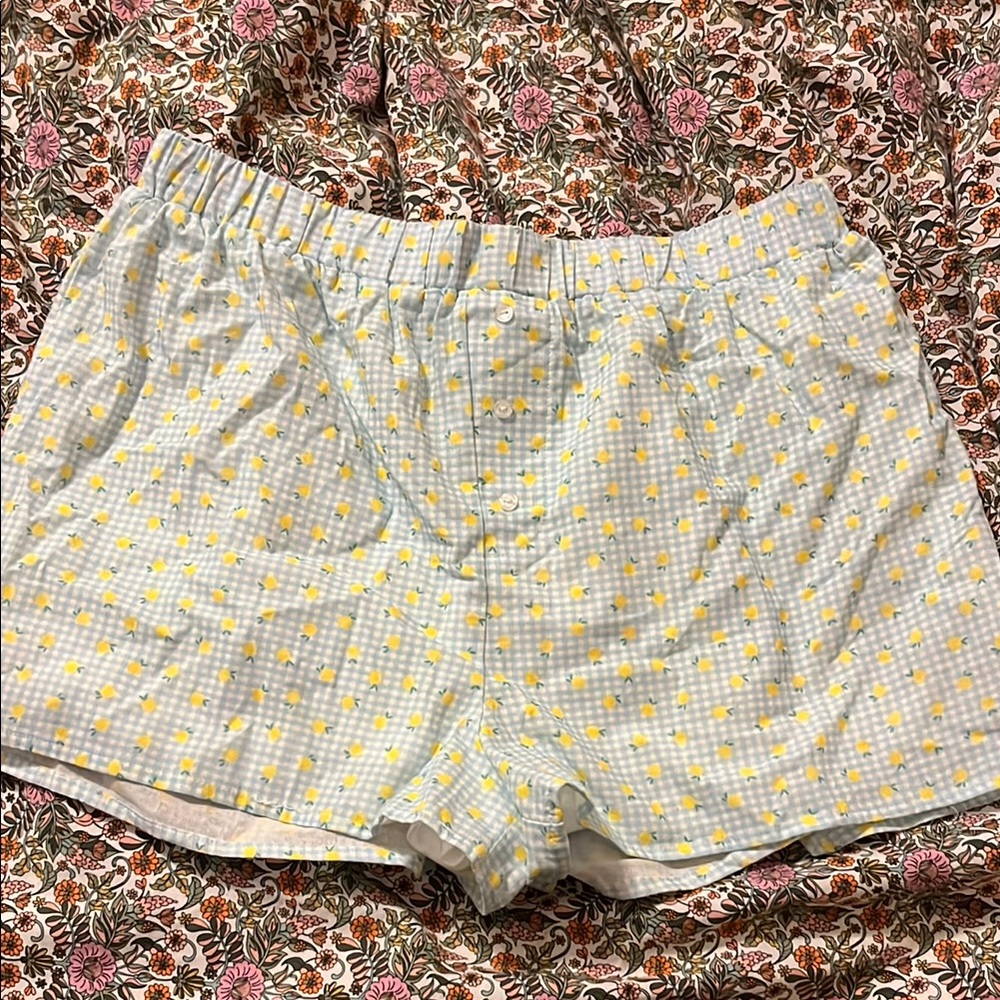 Altar'd State Lemon boxer shorts